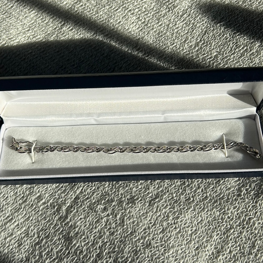 Diamond Infinity Bracelet